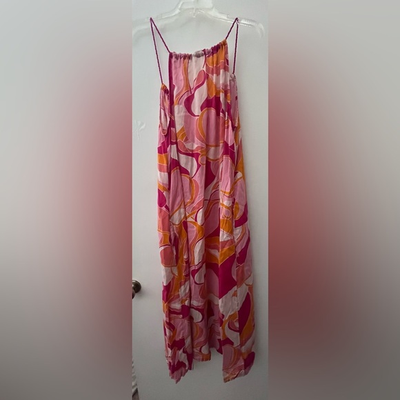 Rachel Zoe Vibrant Pink and Orange Dress - Picture 4 of 6
